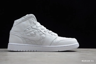 QUILTED AIR MID WHITE 1 JORDAN 1214